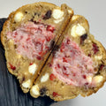 Strawberry Shortcake Stuffed New York Style Cookie